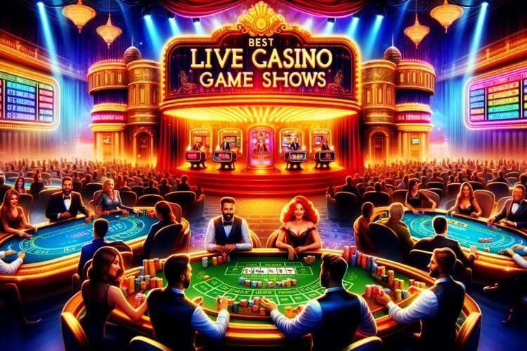 Caribbean Stud Poker live table with dealer